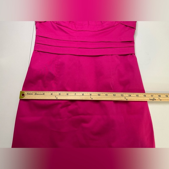 Calvin Klein Sz 4 Dress Evening Collection Sheath Magenta Women Sleeveless - Picture 12 of 12